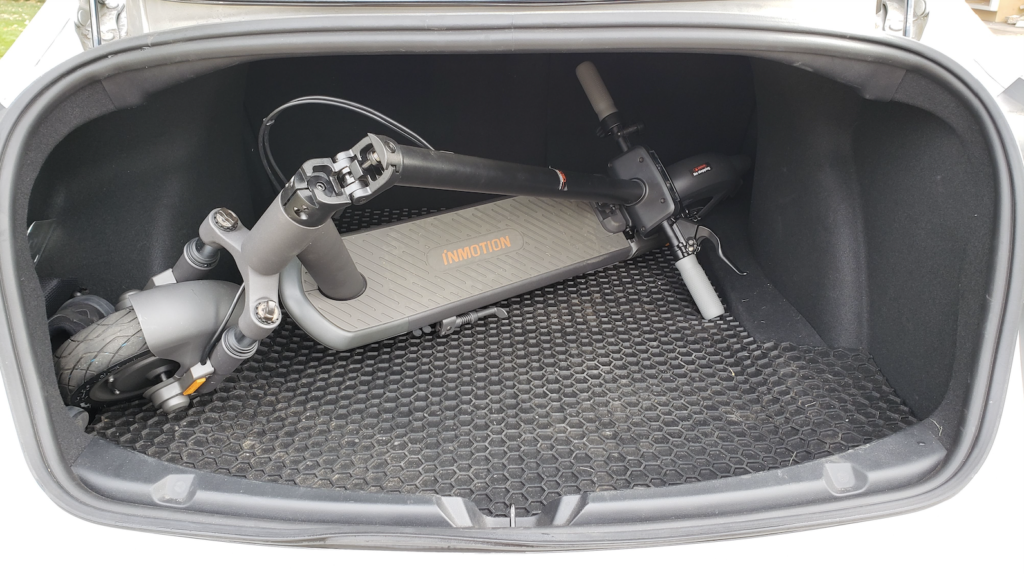 Inmotion L9 fit in car trunk