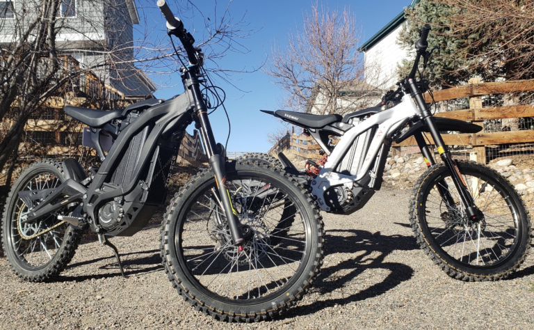 segway dirt ebike vs sur ron